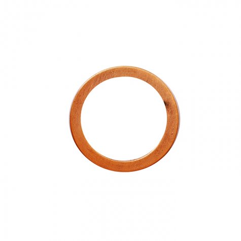 Кольцо металл №8074 литое плоское 30/39мм (50шт) цвет:кр.медь