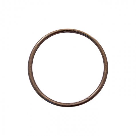 Кольцо металл №8072 разьемное 50/56мм (10шт) цвет:т. никель