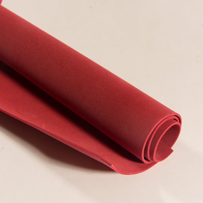 Фоамиран в рулоне 2мм (50*60см) цвет:059-т.красный