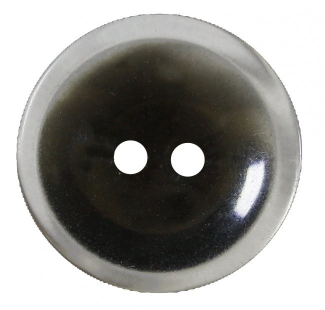 Пуговица NN 03836 d 20мм 2 прокола (10шт) цвет:прозрачный/черный