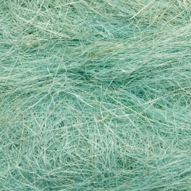 Сизаль - натуральное волокно (100гр) цвет:А016-св.бирюзовый