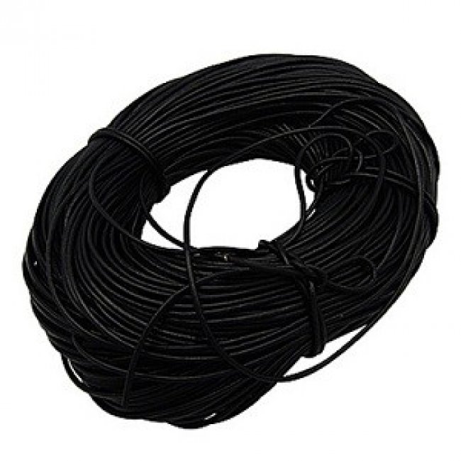 Шнур вощеный 0.4мм (600м) цвет:075-черный