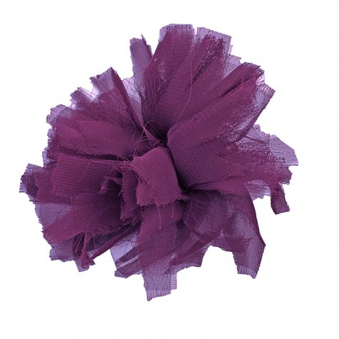 Цветок на булавке d 10см (1шт) цвет:фиолетовый