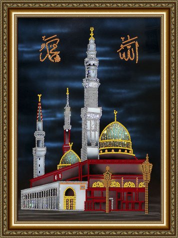 «Светлица» набор для вышивания бисером №003 «Мечеть» бисер Чехия 22,9*28,8см (1шт) цвет:003