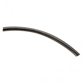 Трубочка металл FS2644 изогнутая гладкая 30*2мм (50шт) цвет:никель