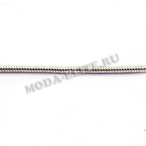 Цепочка для бижутерии FS2049 45-50см с карабином (10шт) цвет:серебро