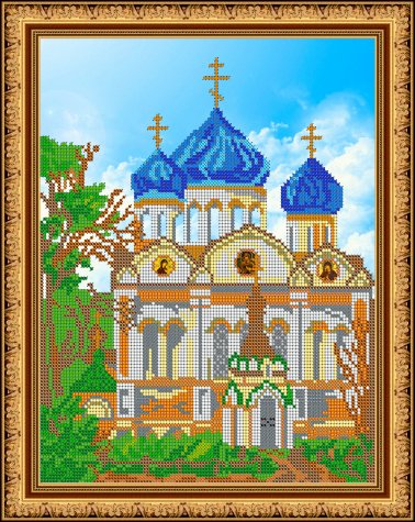 Платок в храм «Ильинская церковь белая»