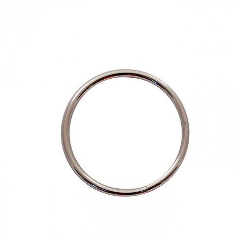 Кольцо металл №8072 разьемное 35/41мм (50шт) цвет:т. никель