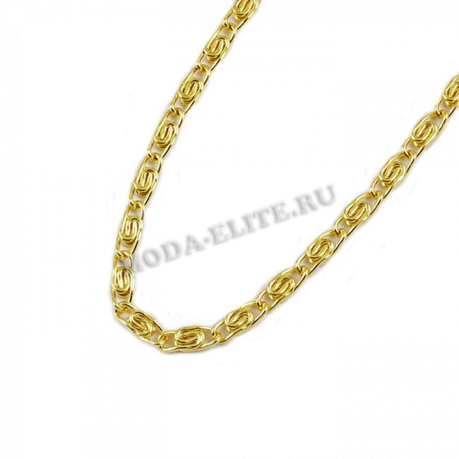 Цепочка для бижутерии FS8226 55-60см с карабином (12шт) цвет:золото