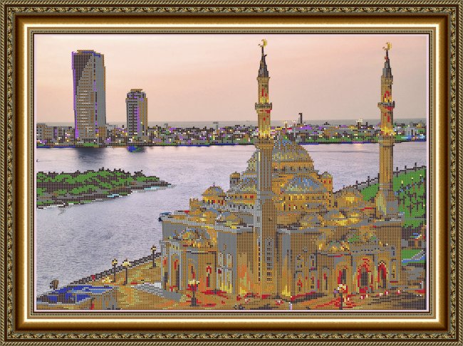«Светлица» набор для вышивания бисером №257 «Мечеть» бисер Чехия 48*38см (1шт) цвет:257