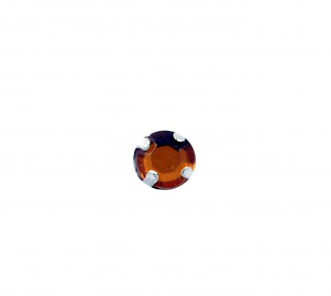 Стразы пришивные в лапках FS8339 d 6мм (50шт) цвет:847-св.оранжевый
