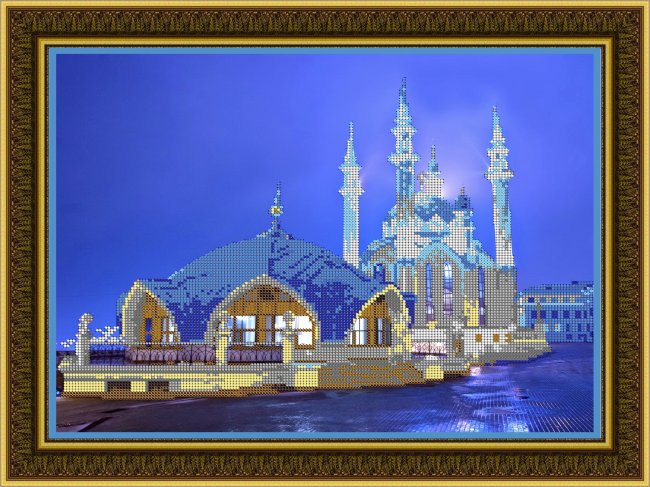«Светлица» набор для вышивания бисером №384 «Мечеть» бисер Китай 38*30см (1шт) цвет:384