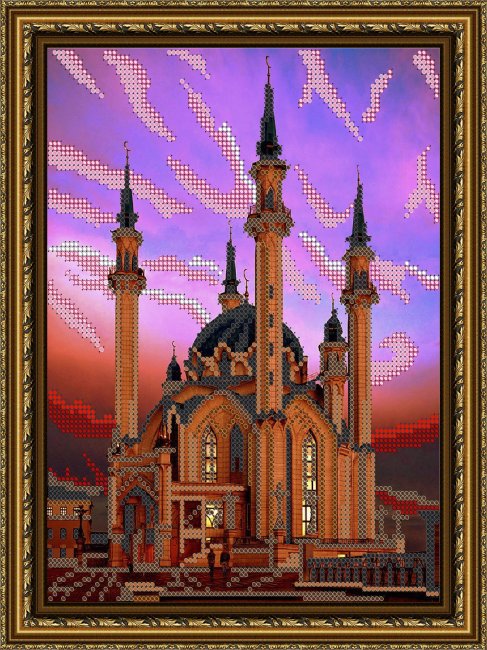 «Светлица» набор для вышивания бисером №178 «Мечеть Куф аль Шариф» бисер Китай 19*24см (1шт) цвет:178