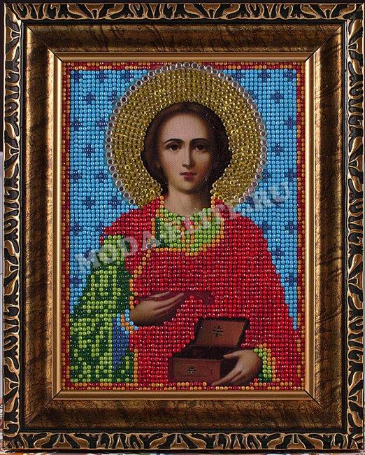 Икона из страз "Св. Пантелеймон" (1шт) цвет:303