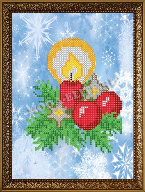 Картина из страз "Рождество" (1шт) цвет:ДД-034
