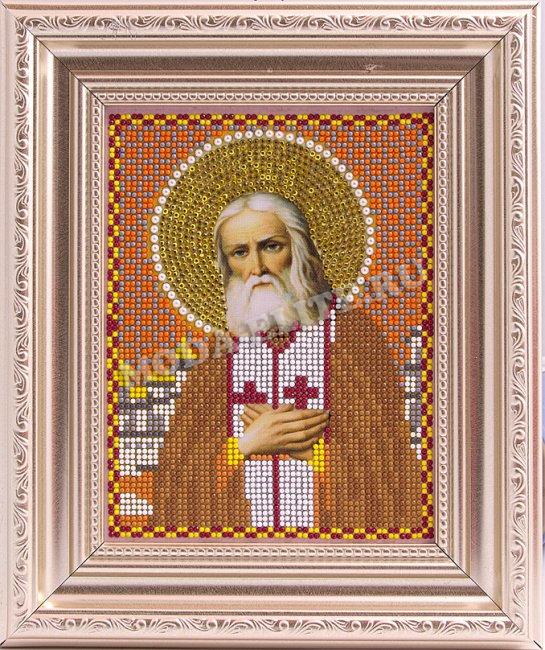 Икона из страз "Св. Серафим Саровский" (1шт) цвет:376