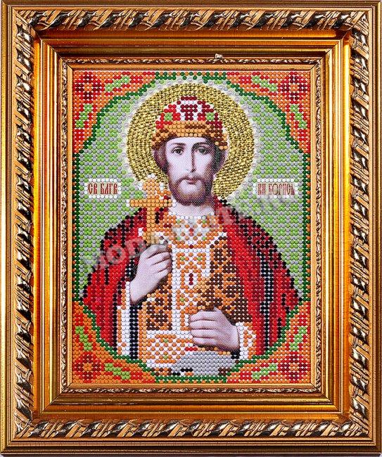 Икона из страз "Св. Борис" (1шт) цвет:ДМ-789