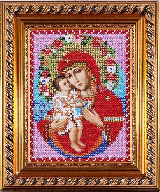 Икона из страз "Прсв. Богородица Жировицкая" (1шт) цвет:ДМ-300