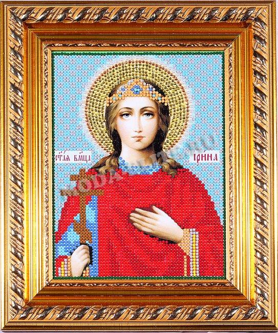 Икона из страз "Св. Мца Ирина" (1шт) цвет:ДМ-715