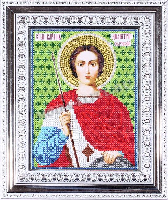 Икона из страз "Св. Дмитрий" (1шт) цвет:ДМ-767