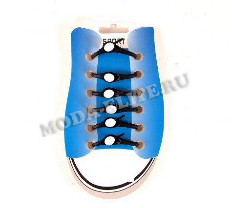 Шнурки для обуви №10915 силиконовые (резиновые) 12*0,4см (100шт) цвет:131-желтый