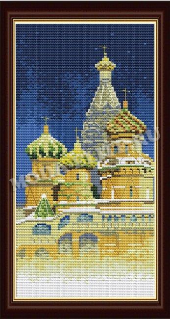 Схема с водорастворимым рисунком F349 для вышивания крестом 14,5*39,7см (1шт) цвет:арт.F349