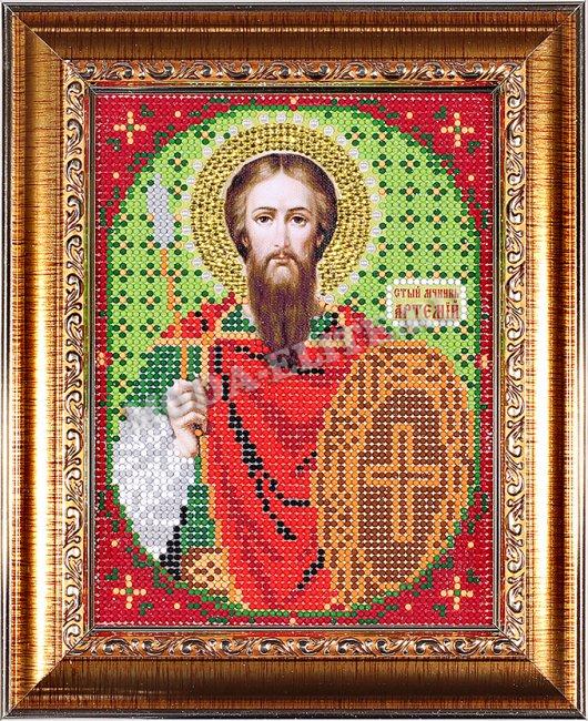 Икона из страз "Св. Артем" (1шт) цвет:ДМ-783