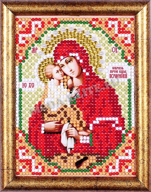 Икона из страз "Прсв. Богородица Почаевская" (1шт) цвет:ДЛМ402