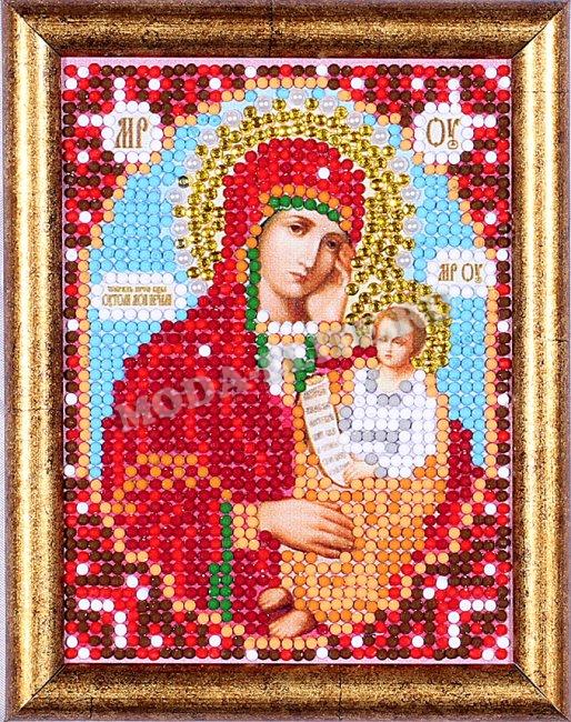 Икона из страз "Прсв. Богородица Утоли мои печали" (1шт) цвет:ДЛМ405