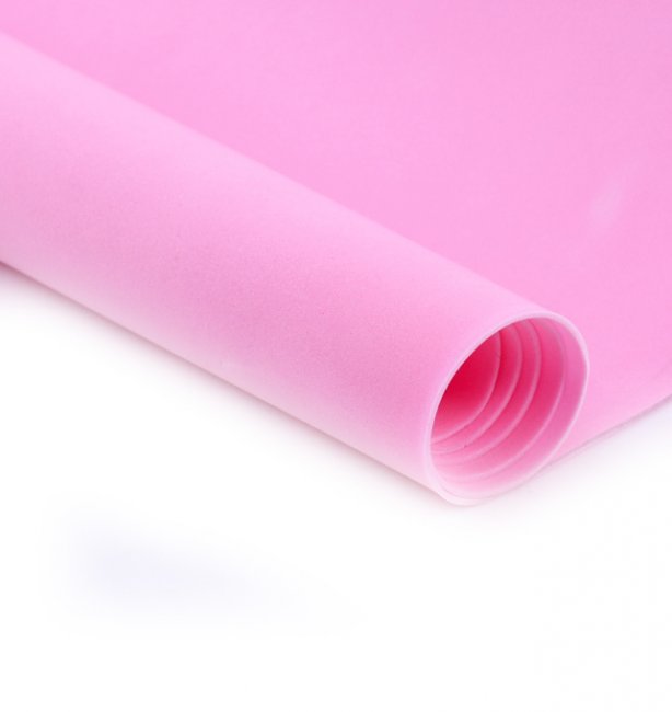 Фоамиран в рулоне 0,7-1мм (50*60см) цвет:513-розовый
