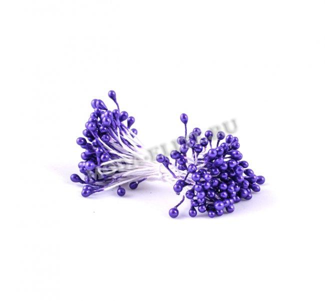 Тычинки средние двусторонние (100шт) цвет:303-фиолетовый