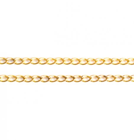 Цепь металл декоративная 11556-6 звено 8*5мм (5м) цвет:золото