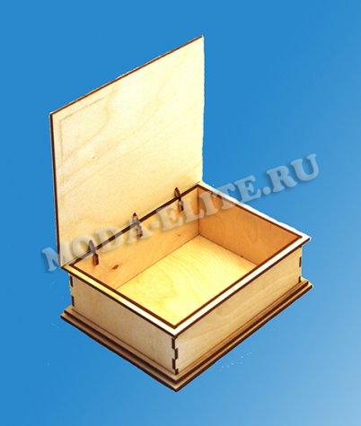 Добрый мастер деревянная заготовка для декупажа №11658 "Шкатулка" 17,5*13,5*5,5см (1шт) цвет:дерево