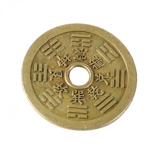 Монета металл FS11677 "Гороскоп" d54мм (1шт) цвет:оксид