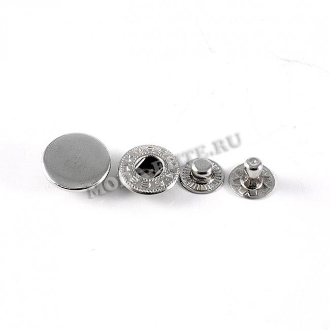 Кнопки металл № 11865 d 15мм (1000шт) цвет:никель