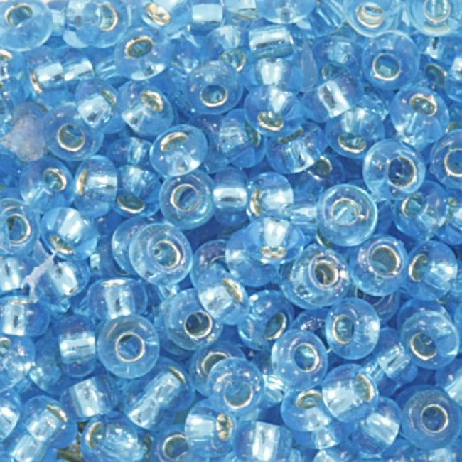 Бисер "PRECIOSA" Transparent - Silver Lined № 331 29 001 10/0 (46-50гр) цвет:67010(кр)