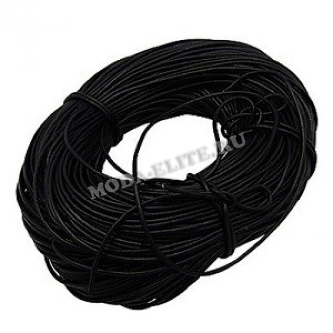 Шнур вощеный 0.2мм (1200м) цвет:075-черный