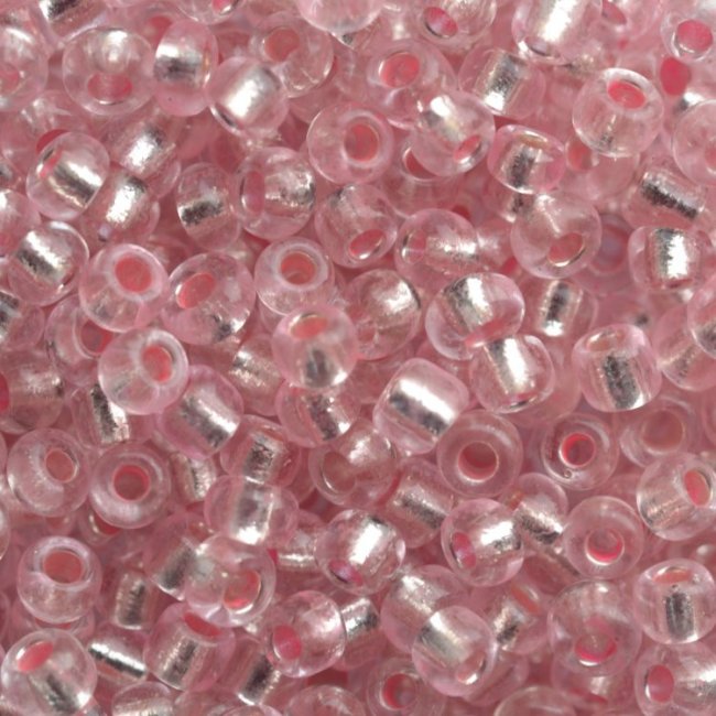 Бисер "PRECIOSA" Transparent - Silver Lined № 331 29 001 6/0 (46-50гр) цвет:08273-1(кр)