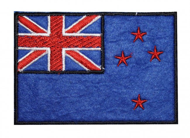 Термоаппликация вышитая R1431 "Британский флаг" 8,5*6см (20шт) цвет:1-синий/красный/белы