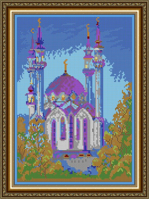 «Диамант» набор со стразами ДК-454П «Мечеть» 30*38см (1шт) цвет:ДК-454П