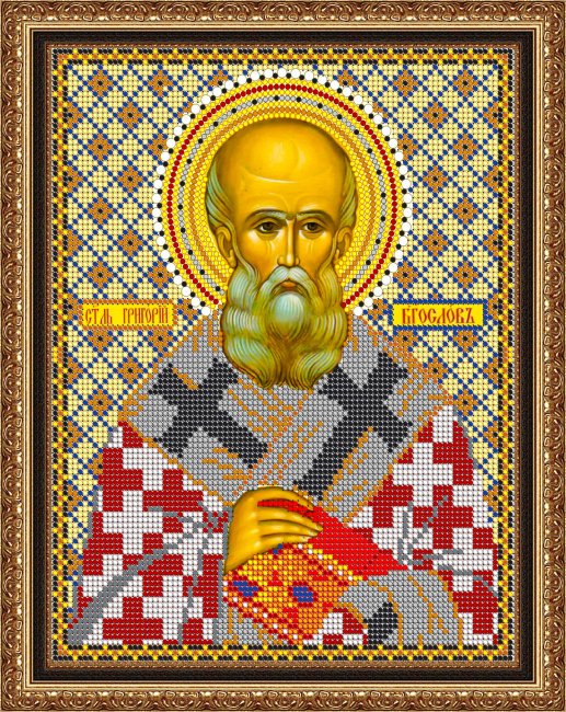 «Светлица» рисунок на ткани для вышивания бисером 764Р «Св. Григорий» 19*24см (1шт) цвет:764Р