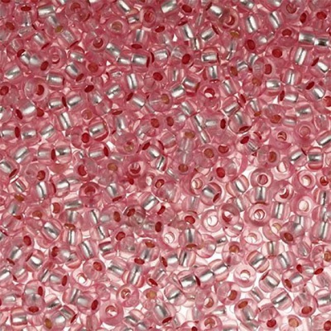 Бисер "PRECIOSA" Transparent - Silver Lined № 331 29 001 10/0 (46-50гр) цвет:08273-3(кр)