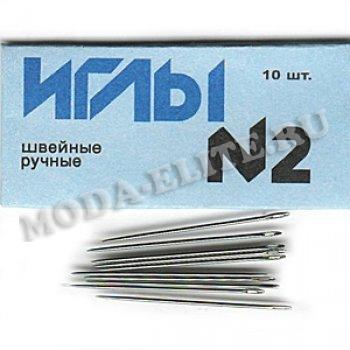 Набор игл № 2 C5-275 для ручного шитья (1уп*10шт) цвет:№2