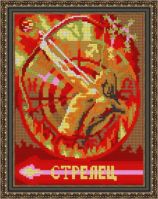 Картина из страз «Стрелец» (1шт) цвет:ДК-478