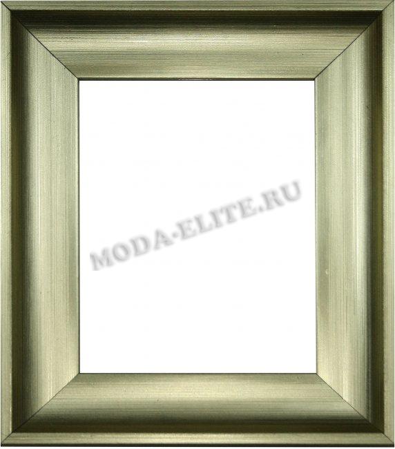 Декоративная рама F4057-1017 из пластикового багета 10*13см, толщина стекла 2мм ширина багета 4см (1шт) цвет:серебро