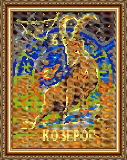 Картина из страз «Козерог» (1шт) цвет:ДК-479
