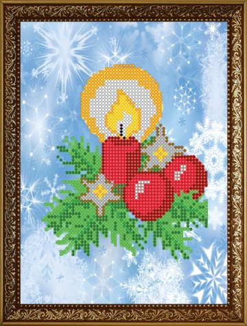 «Диамант» набор со стразами ДД-034 «Рождество» 16,4*22,8см (1шт) цвет:ДД-034