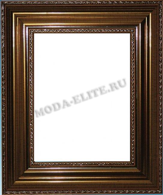 Декоративная рама F4119-0690 из пластикового багета 17,5*20,5см, толщина стекла 2мм ширина багета 4,1см (1шт) цвет:золото