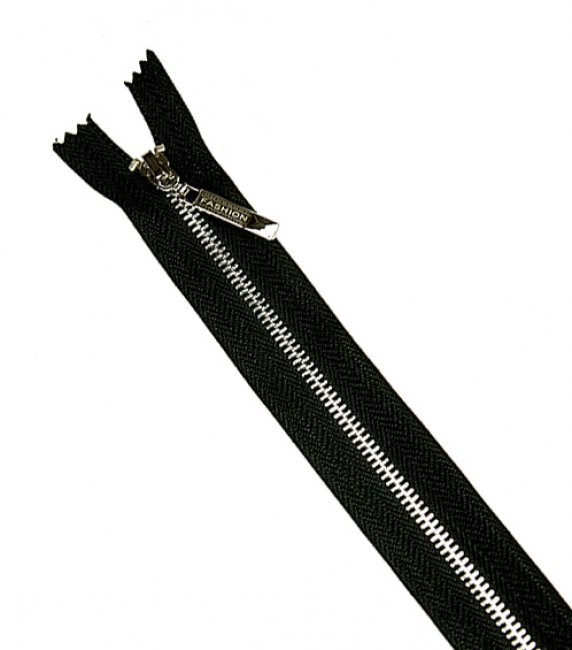 Молния Fashion "металл" никель тип 3-1 разъемная 65см (1шт) цвет:075-черный
