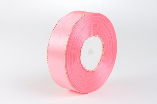 Лента атласная С4169 с люрексом 45-50мм (20м) цвет:С513-розовый